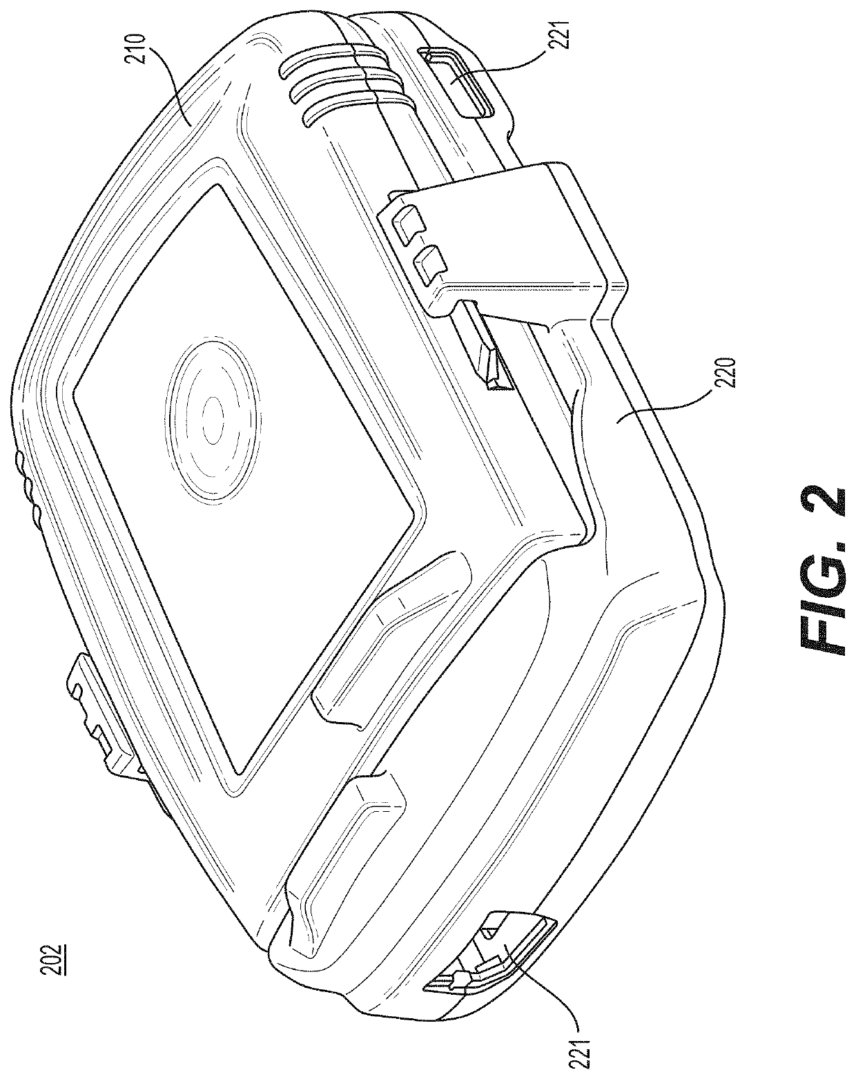 Patient-worn sensor including compliant flexible printed circuit assembly