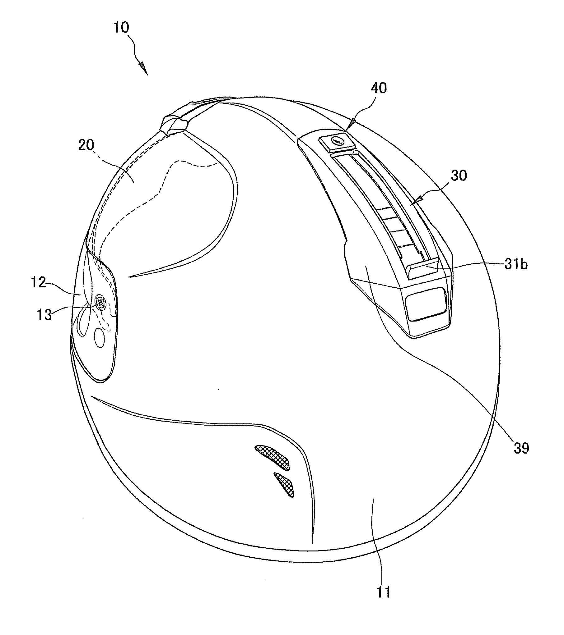 Opening/closing apparatus and helmet including the same
