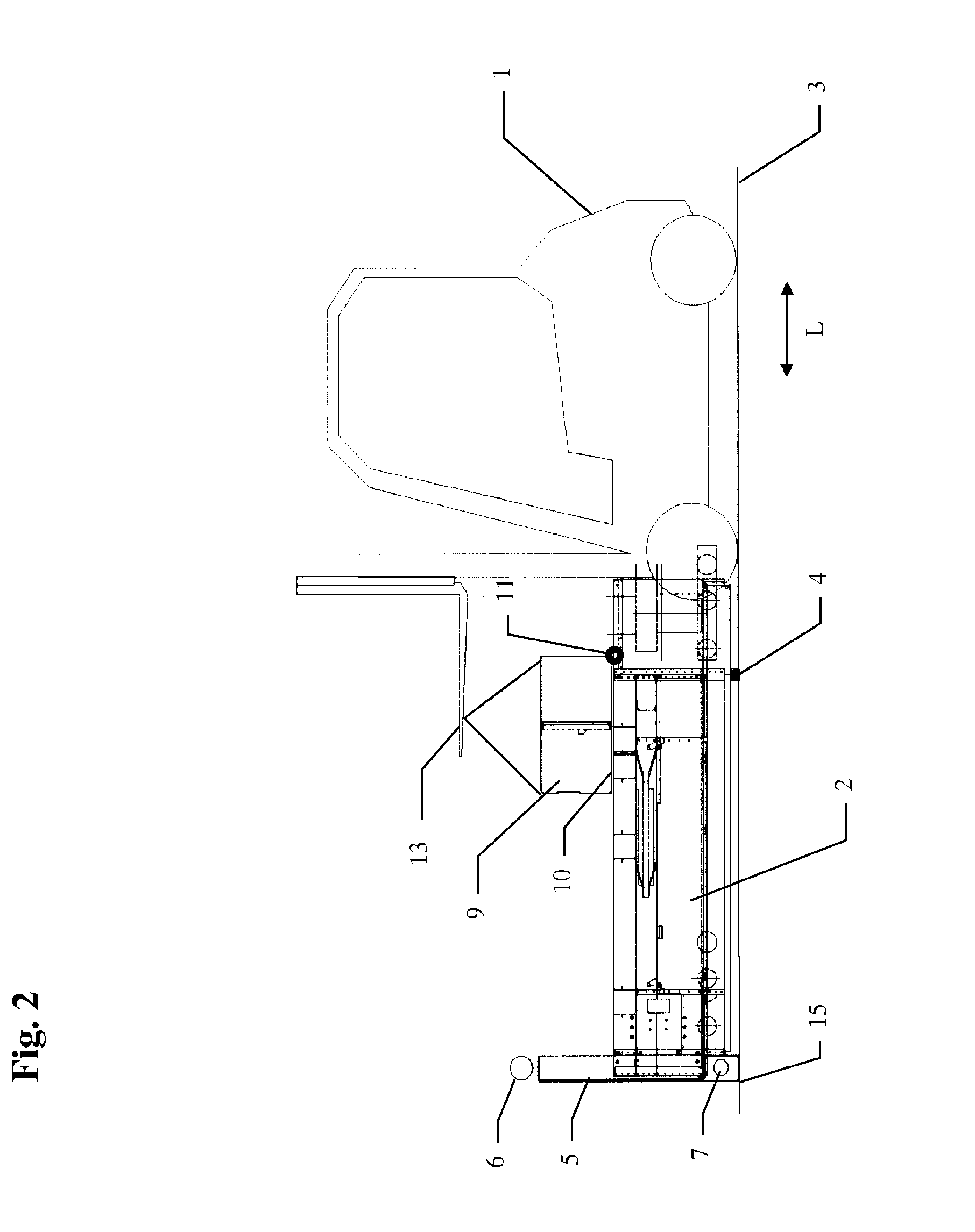 Rollover wash unit and method for mounting a rollover wash unit