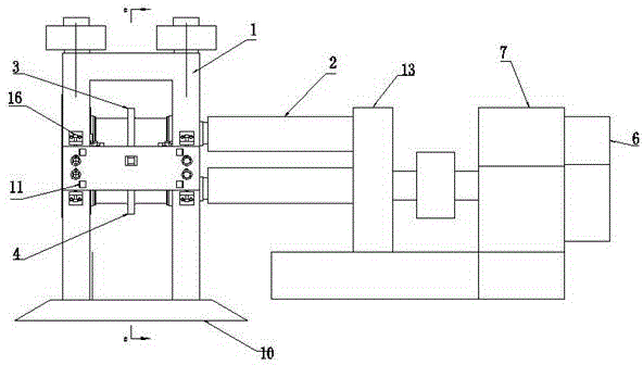 Rolling device and rolling method of compound copper and aluminum busbar