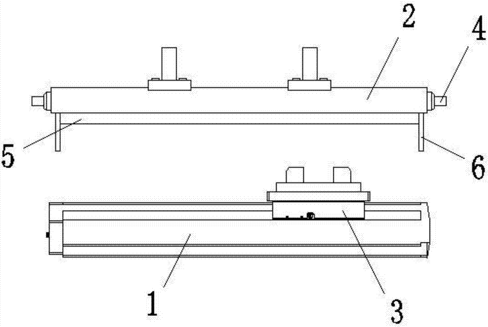 Roller cleaning and conveying module