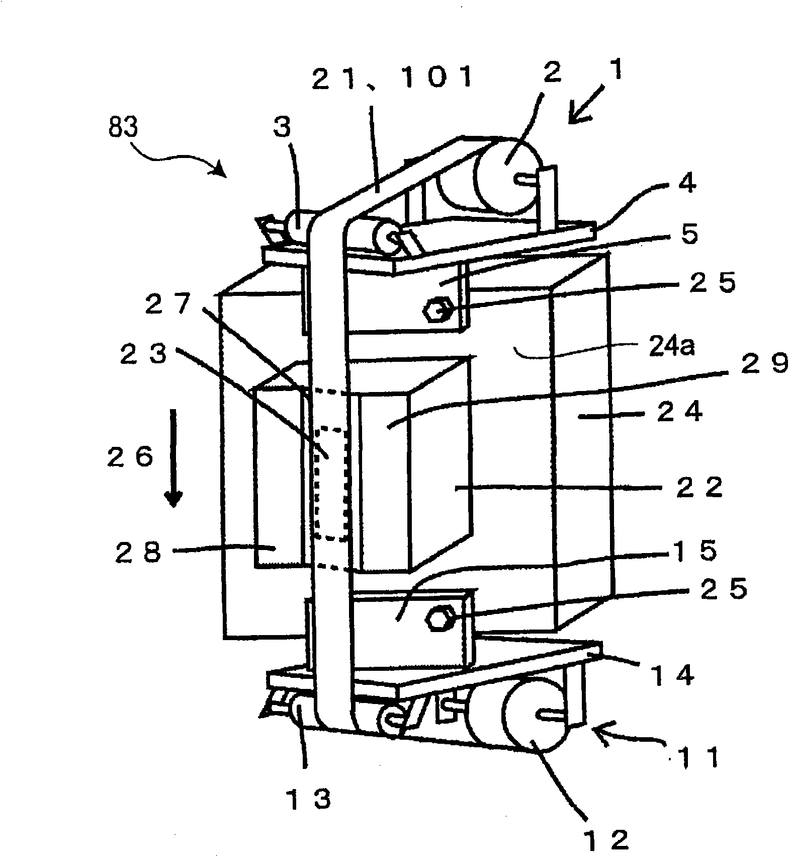 In-mold decorating apparatus and method for manufacturing in-mold decorated molded product