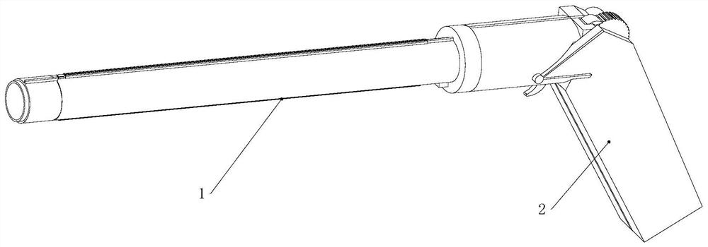 Single-hand thread tightening and breaking type haemorrhoids loop ligation device for anorectal department