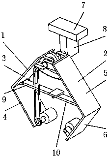 Garment clip device for garment production line