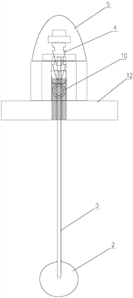 Balloon model device for simulating intracranial mass effect