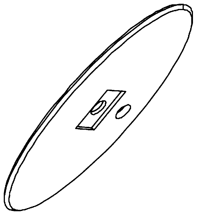 Double-sided deburring method of ultra-large-curvature valve plate