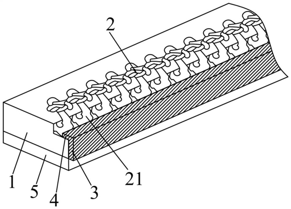 Waterproof zipper and manufacturing method thereof