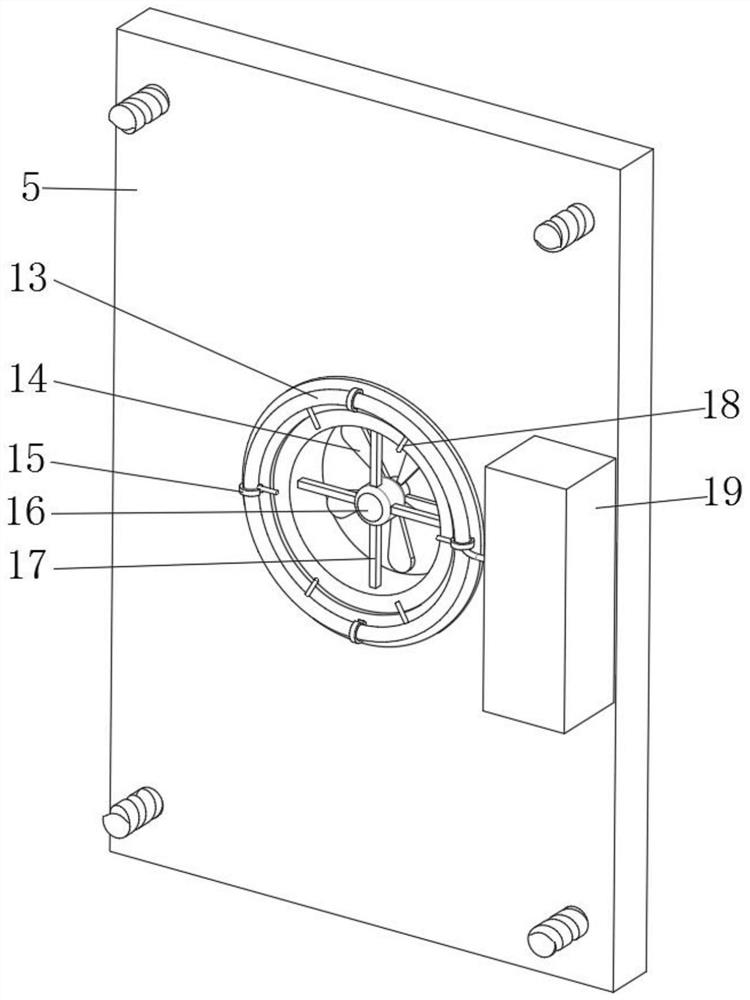 Sound insulation and heat dissipation equipment for the engine of a bird-repelling sprinkler