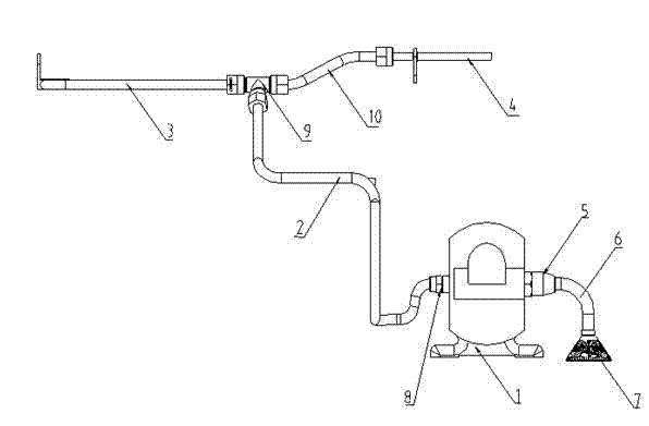 Cooling and lubricating pipeline system for gear of gear box