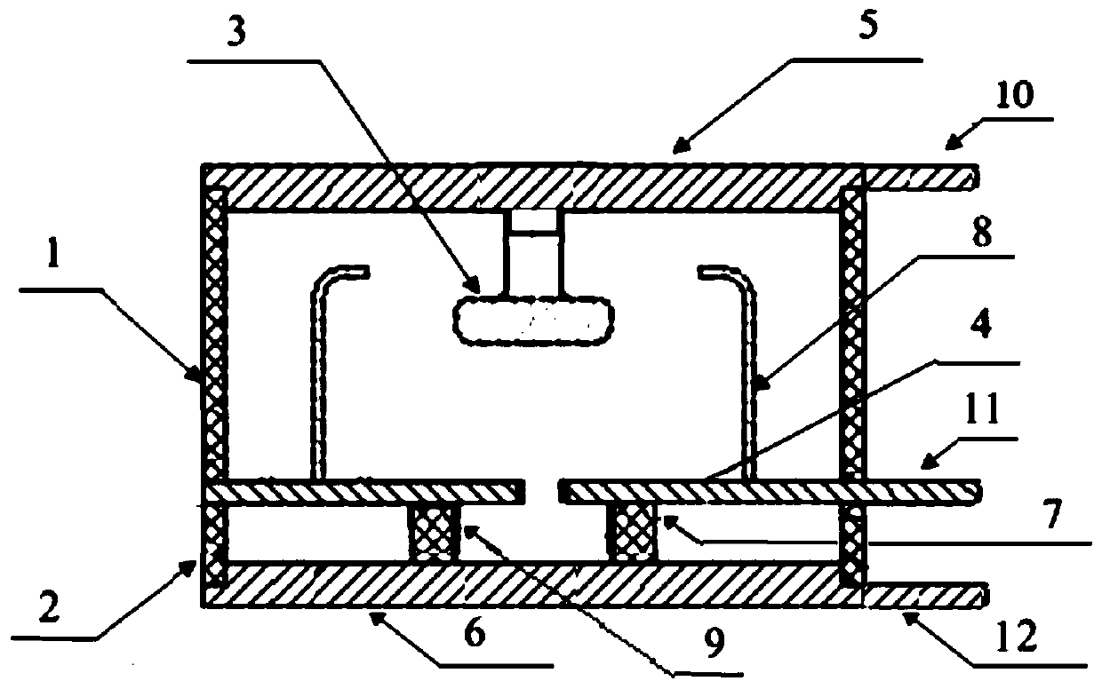 Active overvoltage protection gap with plug-in function in gas environment