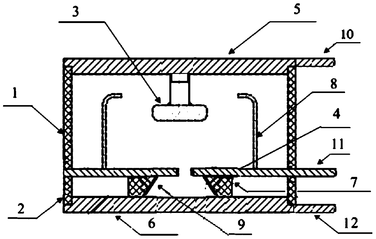 Active overvoltage protection gap with plug-in function in gas environment