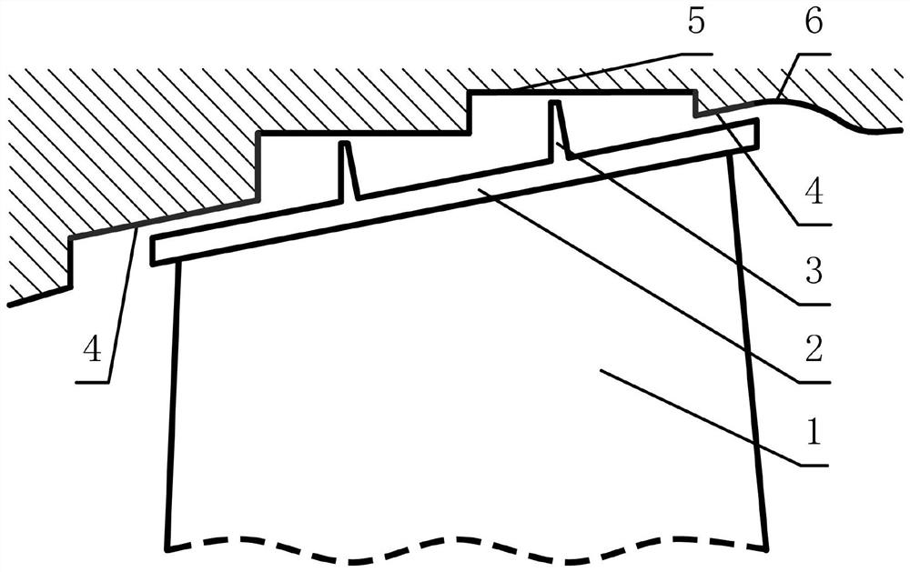 Crown turbine with margin plate step casing