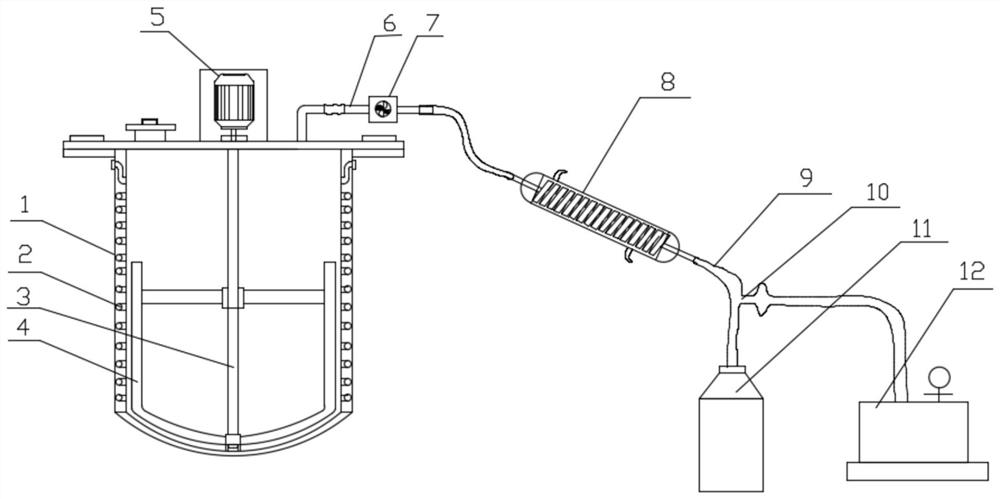 Preparation method of bonded samarium-cobalt magnet and vacuum stirring device of bonded samarium-cobalt magnet