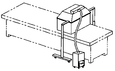 Improved governor meridian moxibustion smoke exhaust device