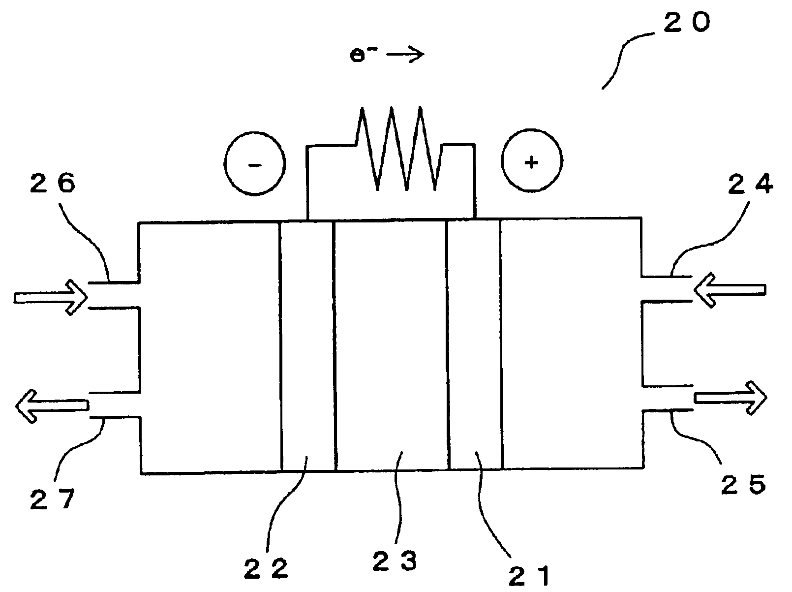 Composite electrode for reducing oxygen