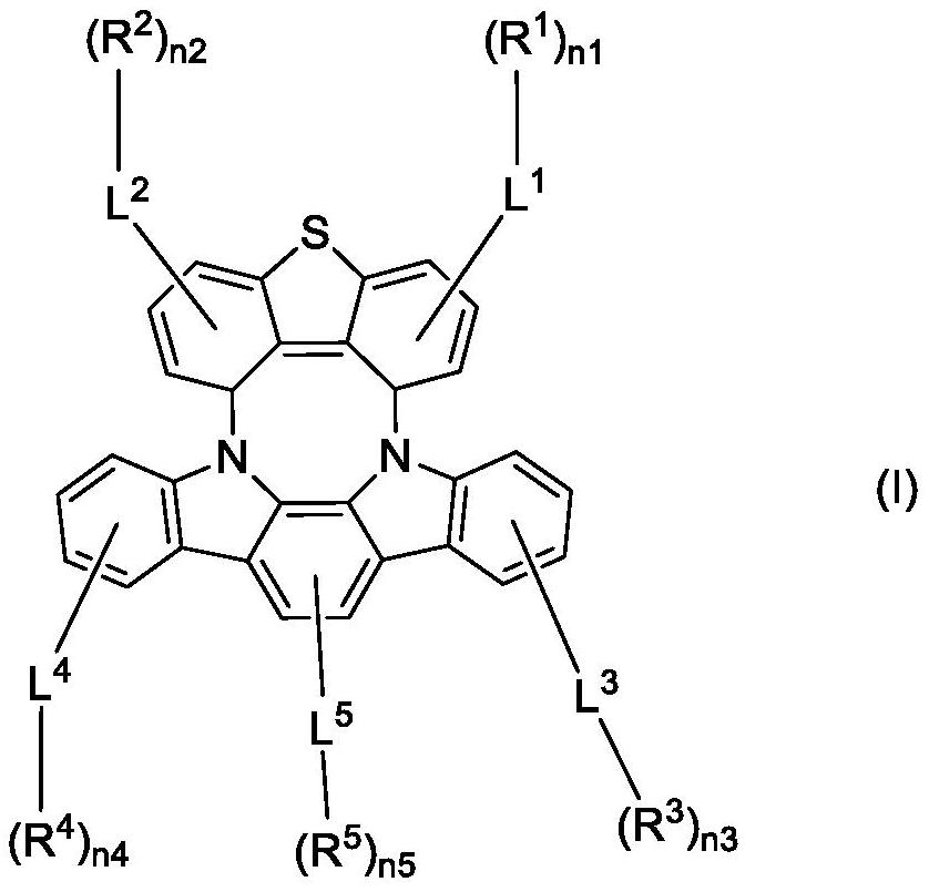 OLED organic electroluminescent compound, and host material of luminescent layer