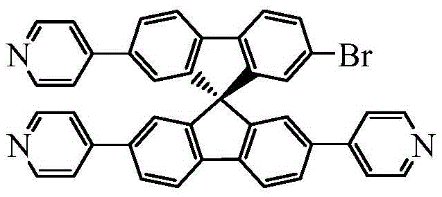 A kind of spirofluorenepyridine palladium nanoparticles and preparation method thereof