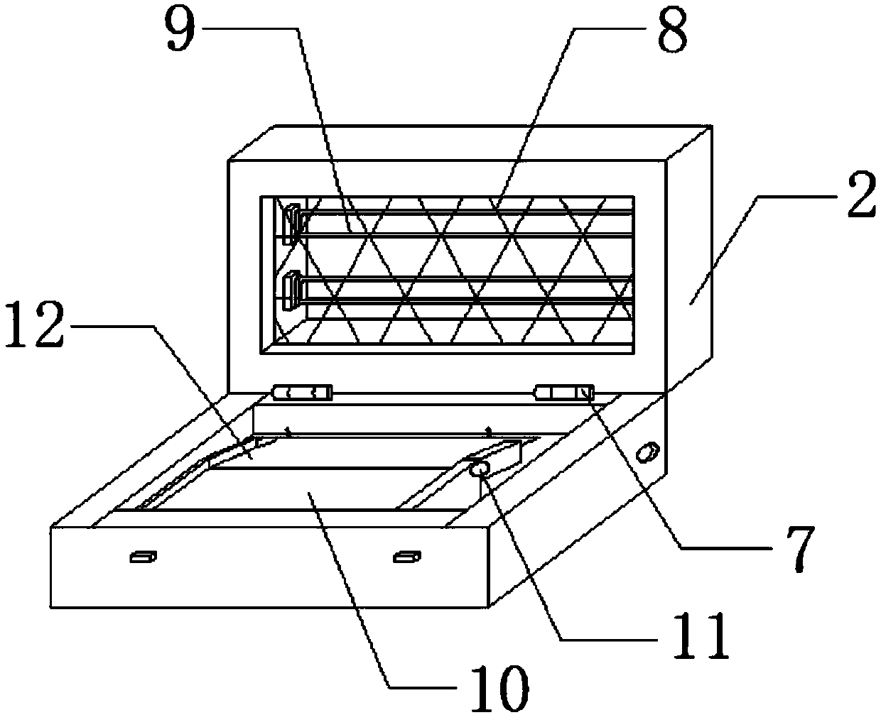 Storage device for disposable endometrial biopsy curetters