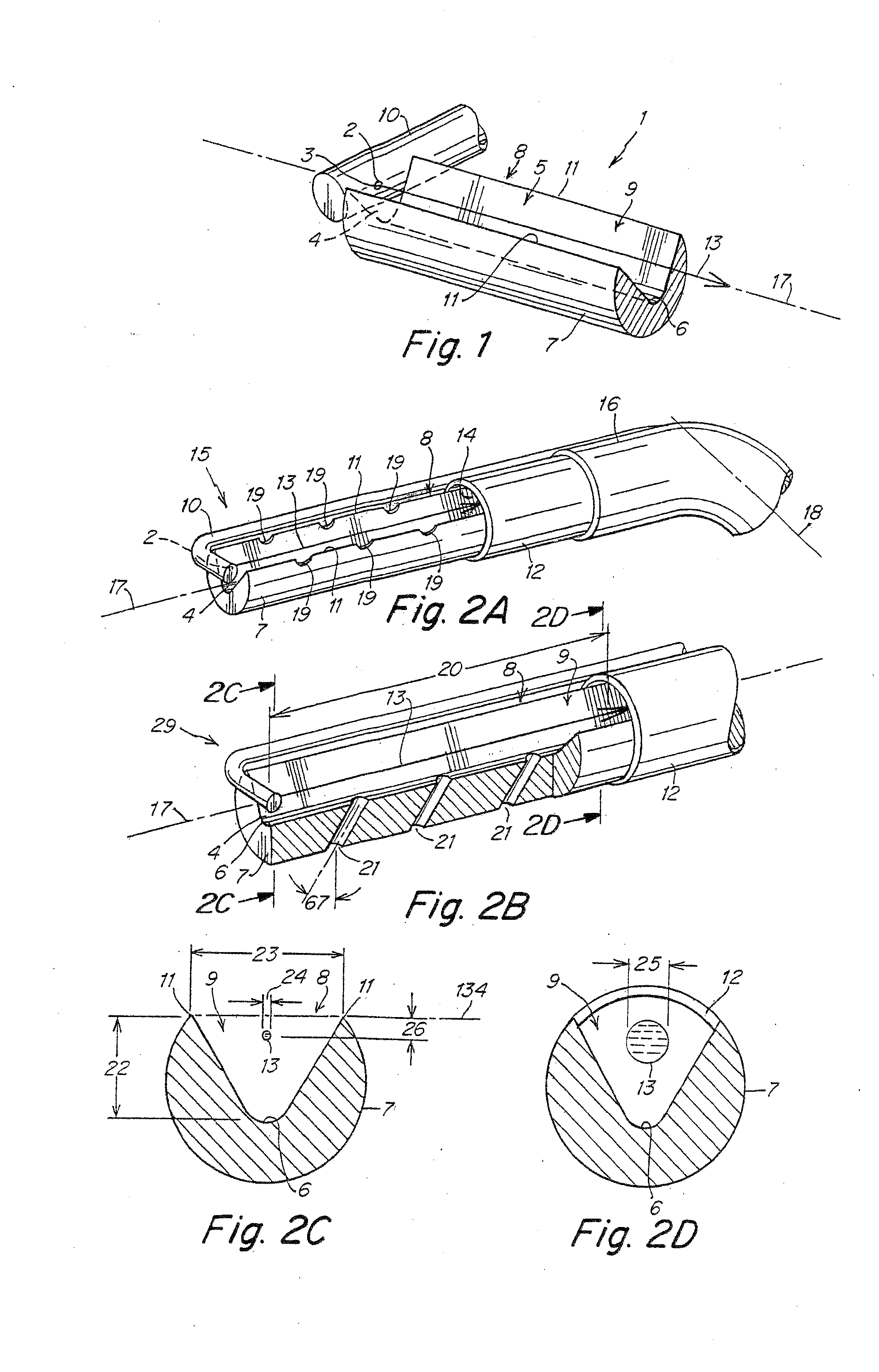 Liquid jet surgical instruments incorporating channel openings aligned along the jet beam