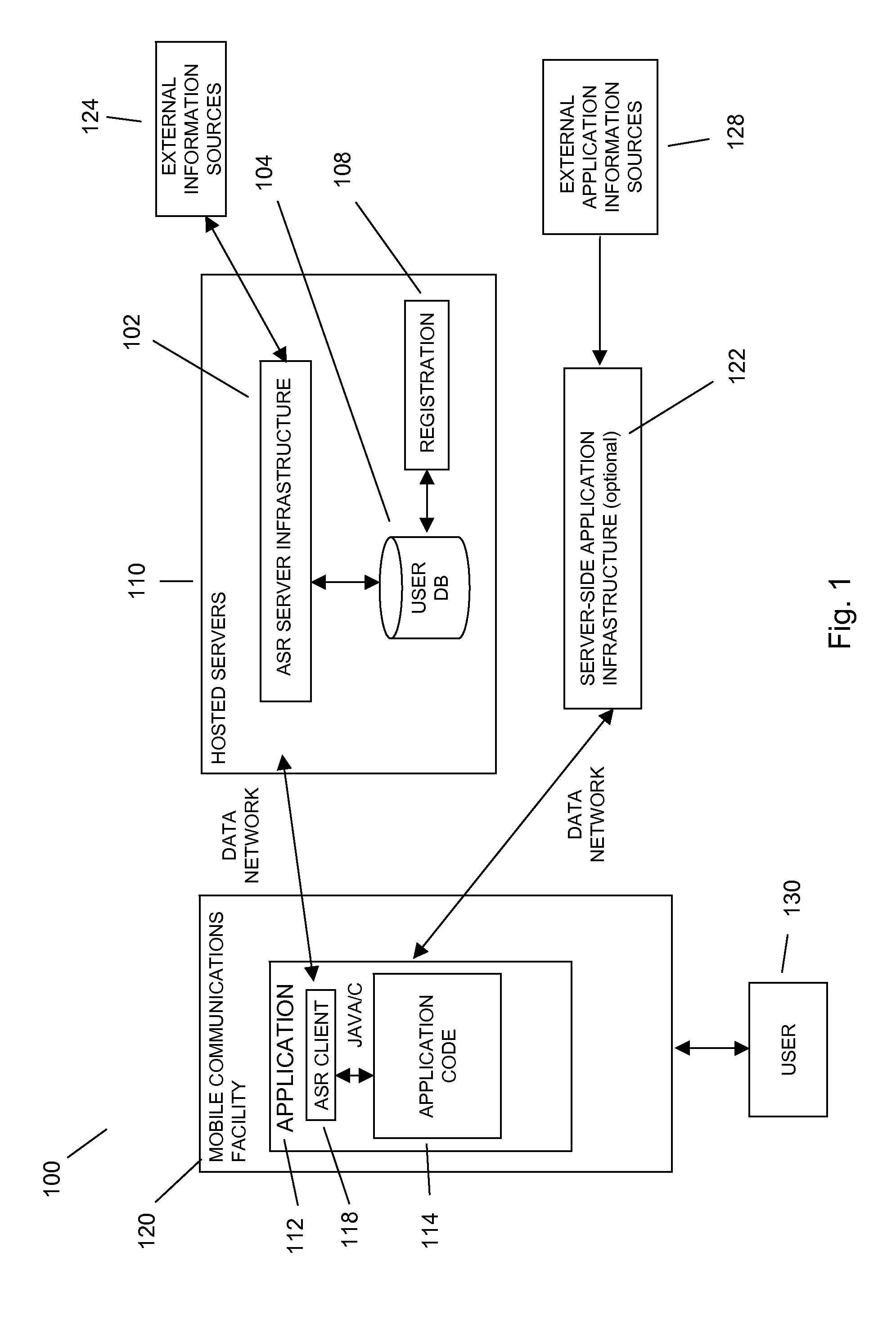 Sending a communications header with voice recording to send metadata for use in speech recognition and formatting in mobile dictation application