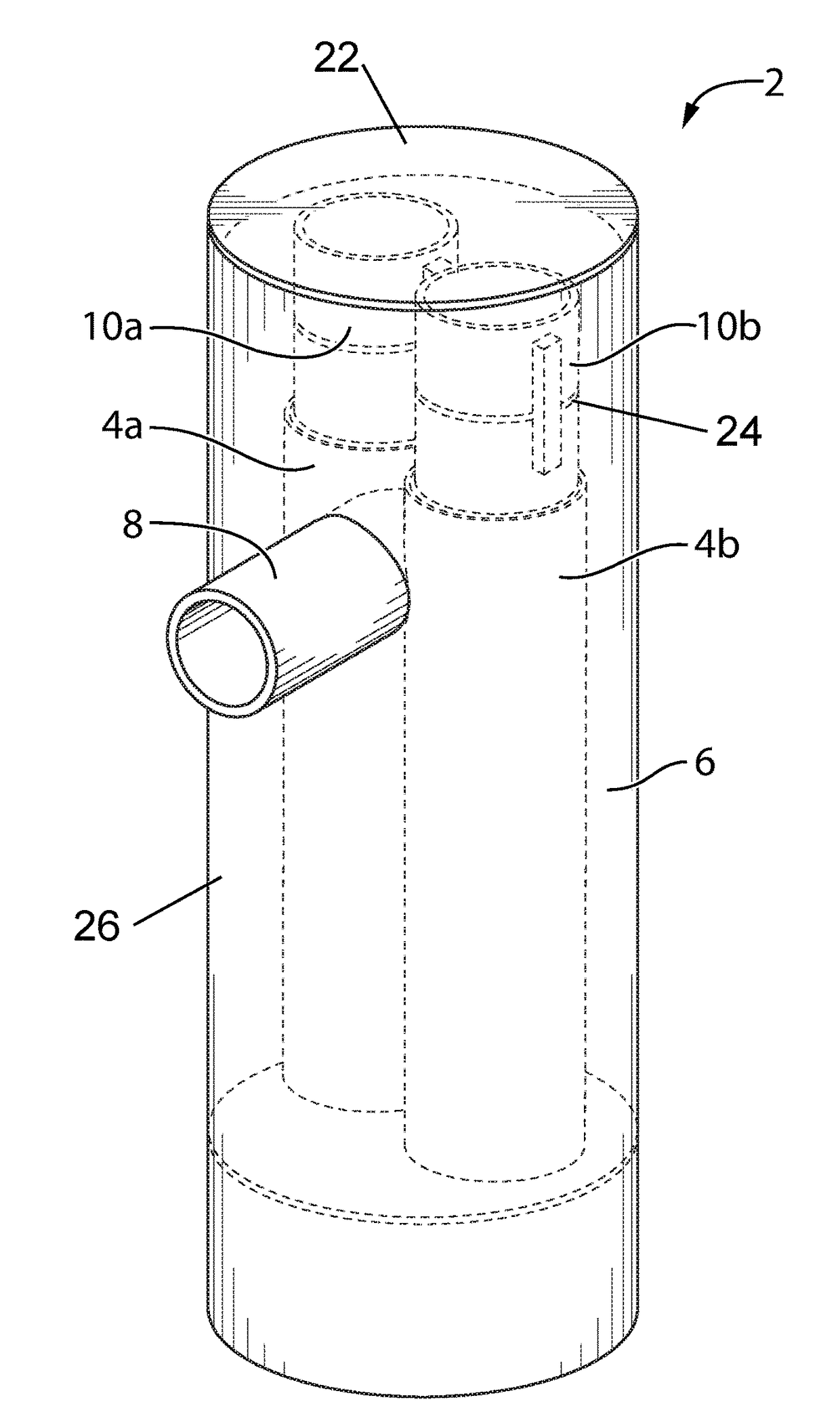 Dual cyclone separator