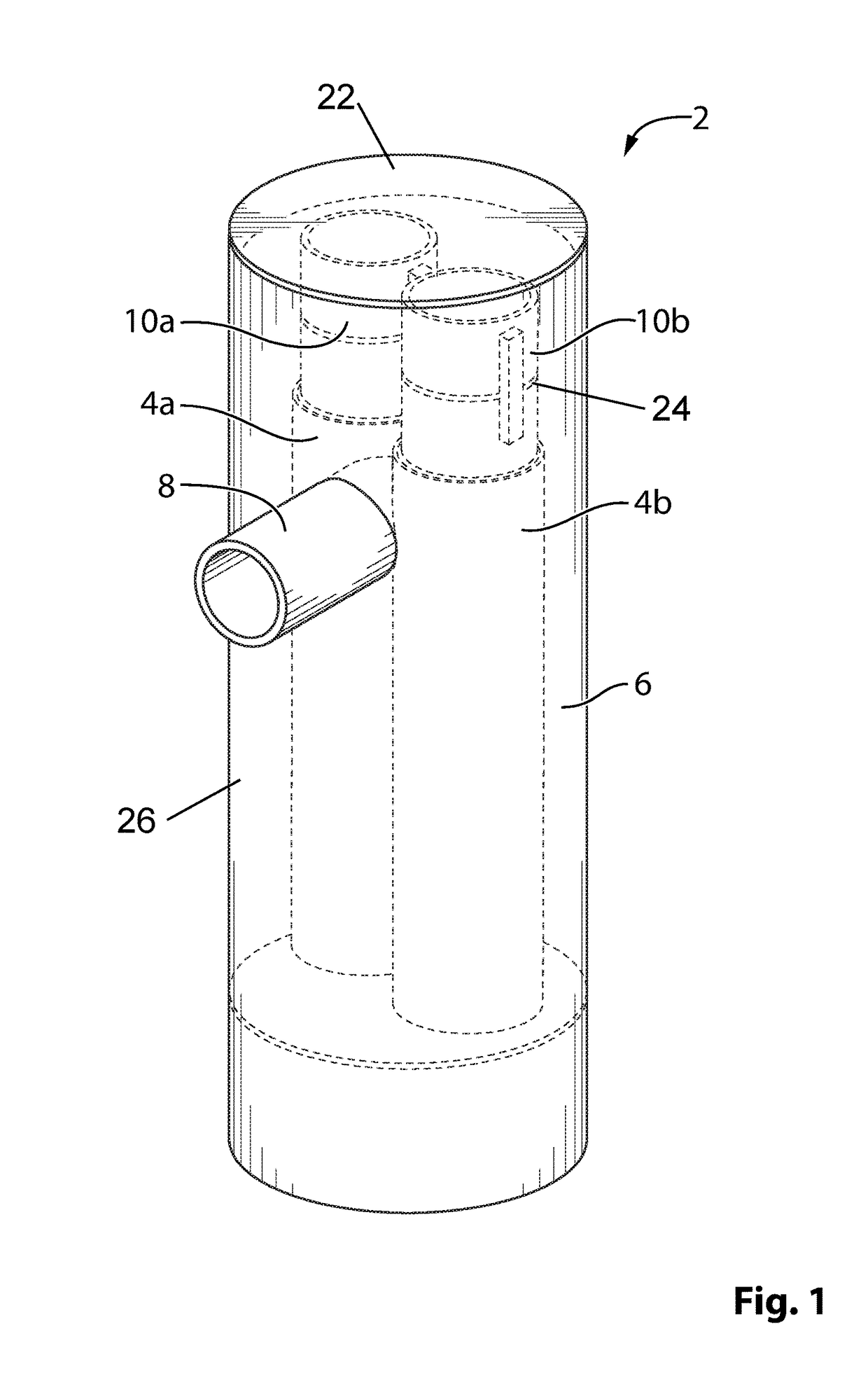 Dual cyclone separator