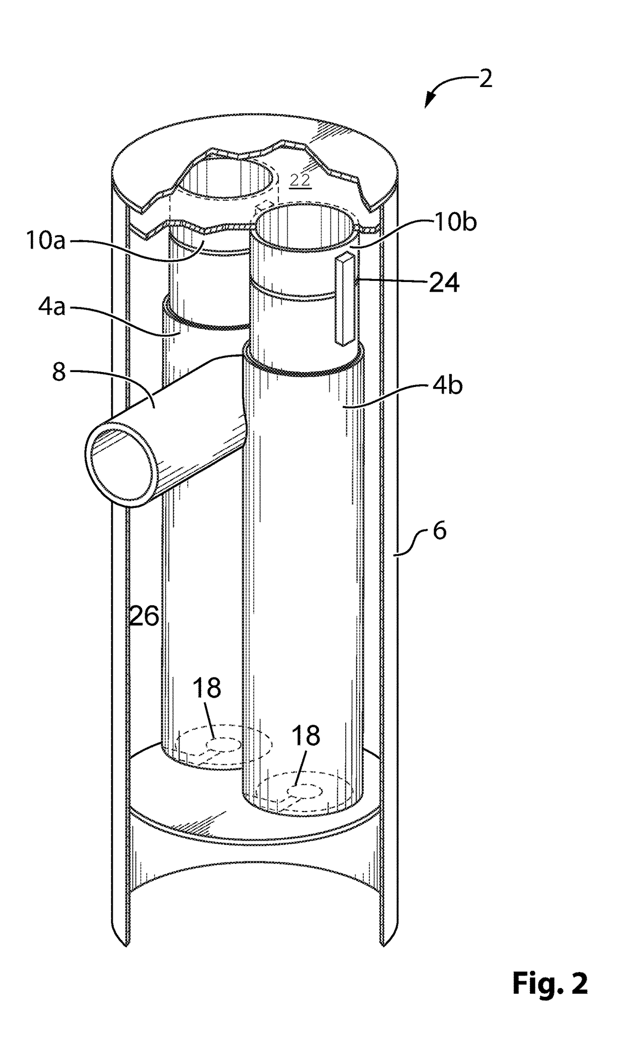 Dual cyclone separator