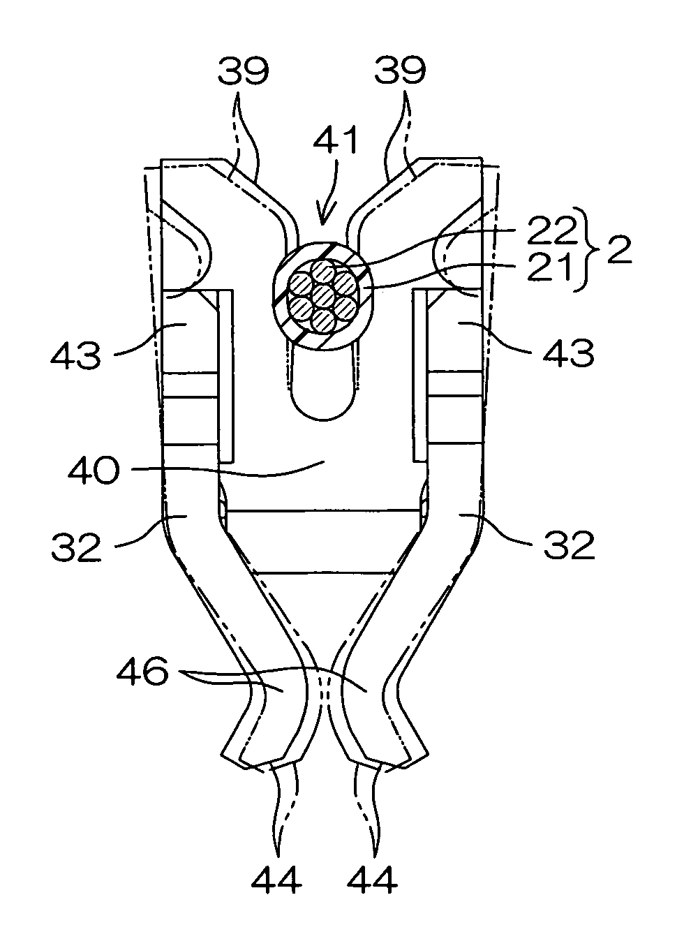 Insulation displacement contact and electric connector using the same