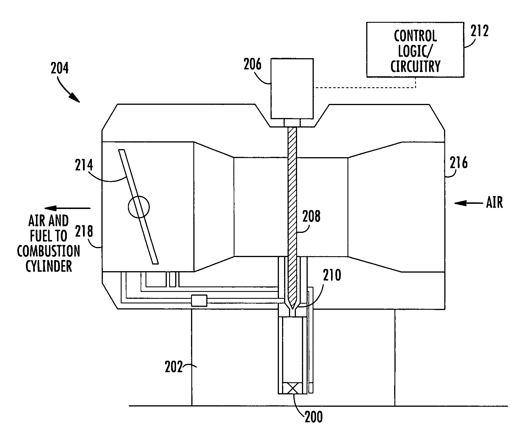 Apparatus and method for adjusting air-to-fuel ratio for small gasoline engine