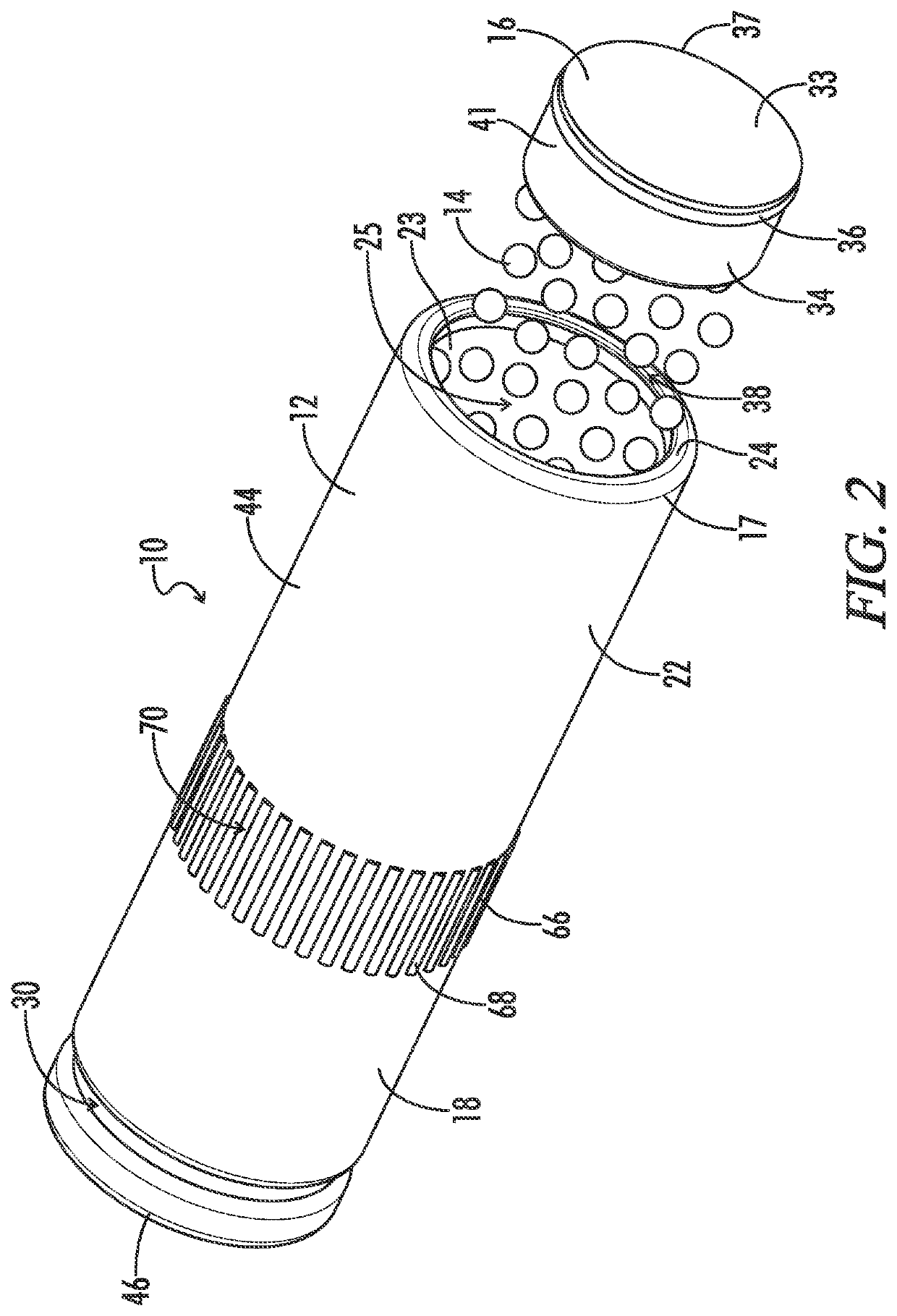 Ammunition cartridge for an air gun