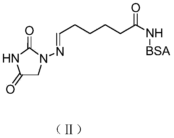 Preparation of immunizing antigen and envelope antigen for detecting nitrofurantoin metabolites