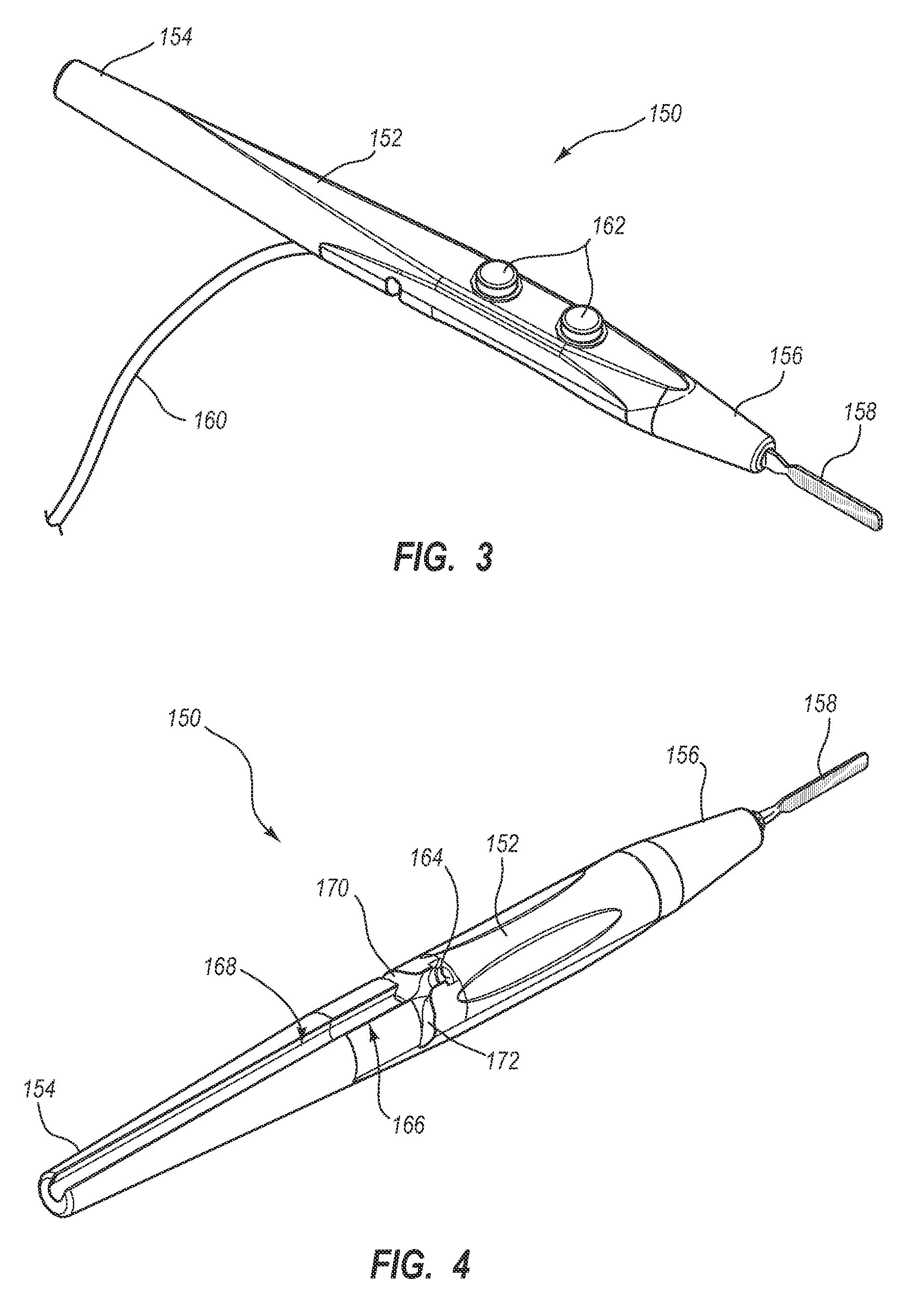 Electrosurgical instrument with adjustable utility conduit