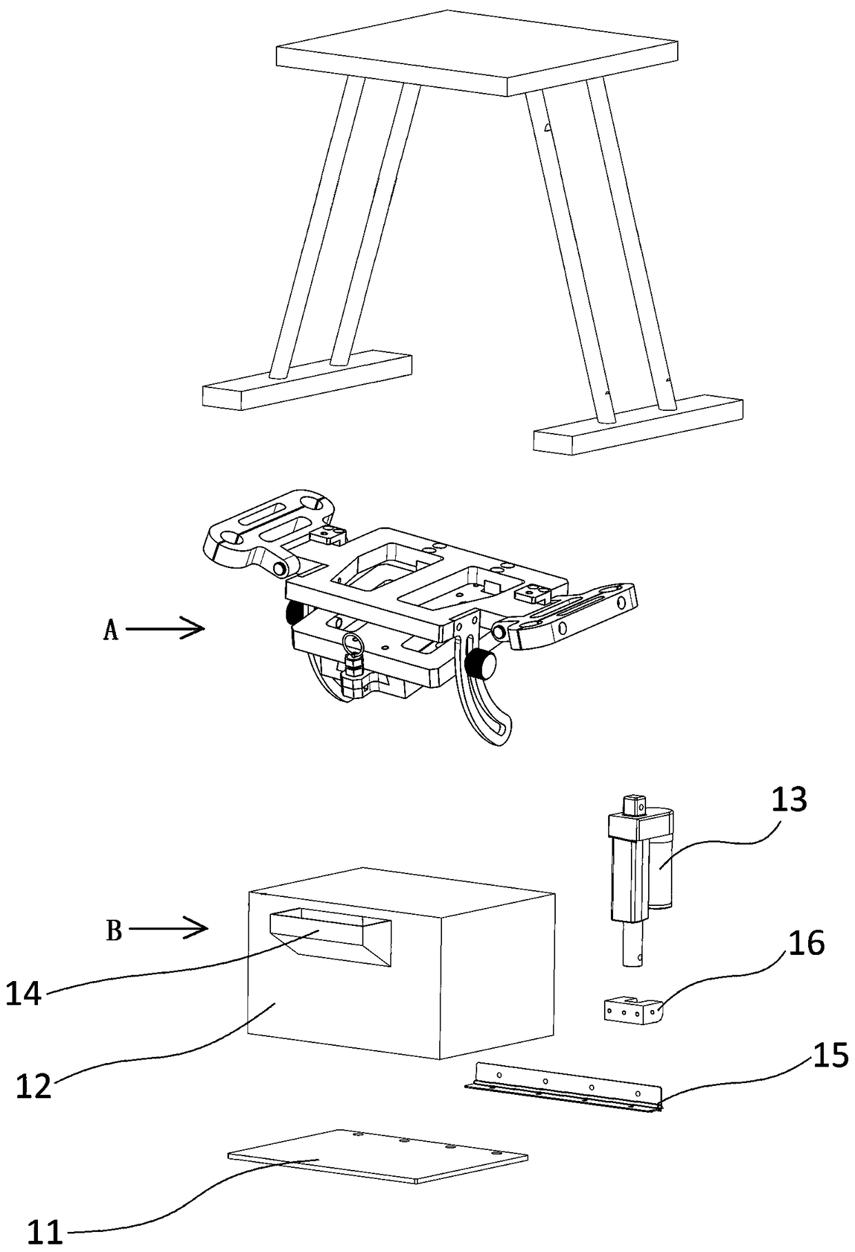 Remote delivery device for unmanned aerial vehicle and delivery method thereof