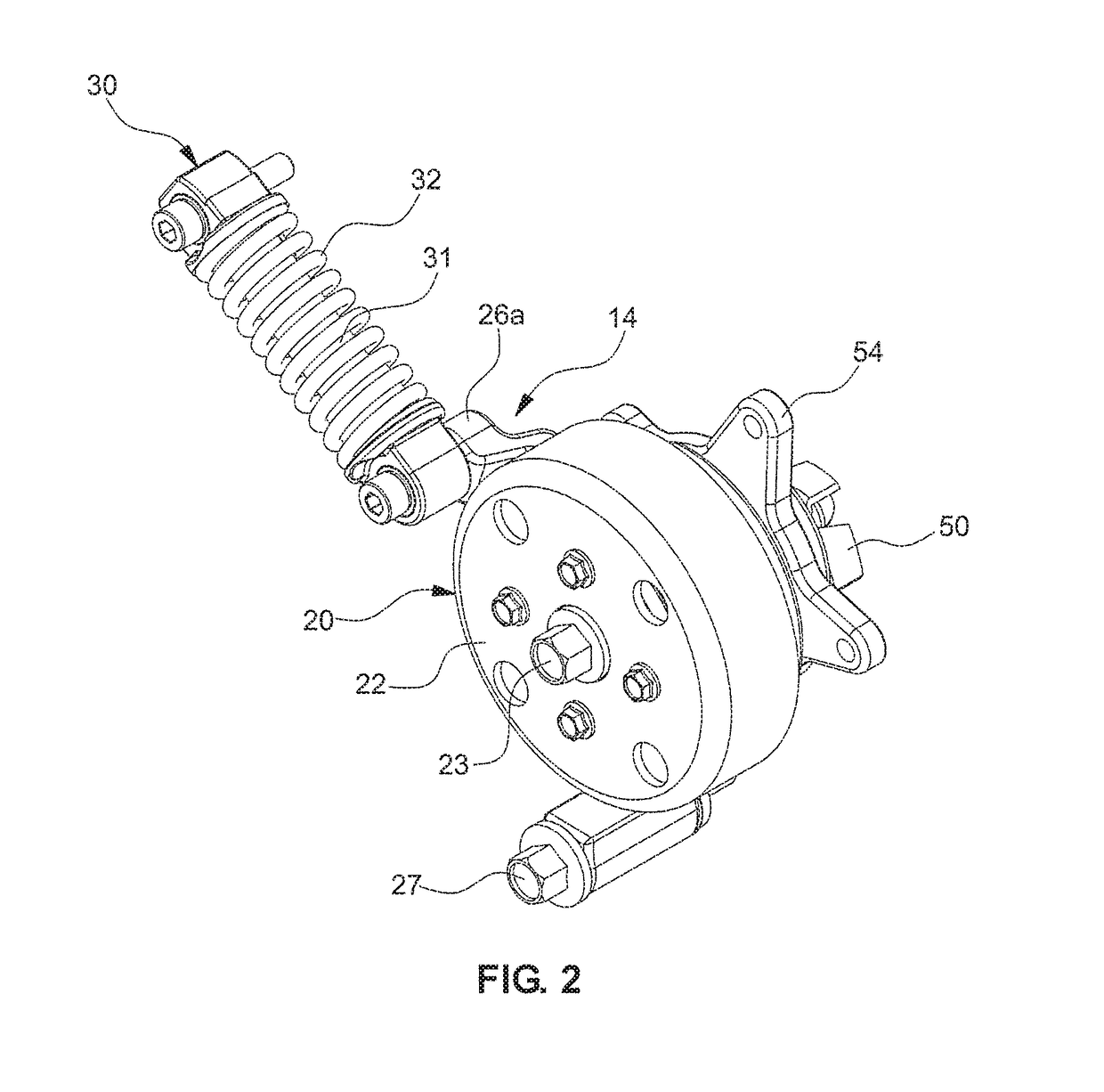 Auto tensioner and auto tensioner-integrated engine auxiliary device