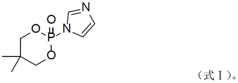 Phosphorus-nitrogen type flame retardant as well as preparation method and application thereof
