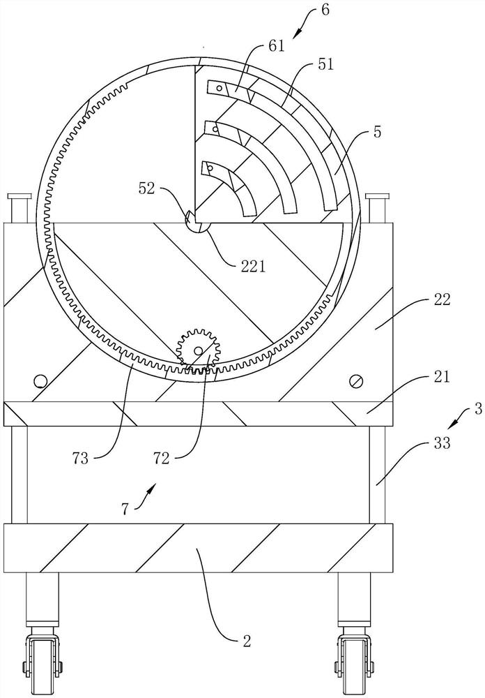 Complex stratum large-section tunnel over-break and under-break control device and method