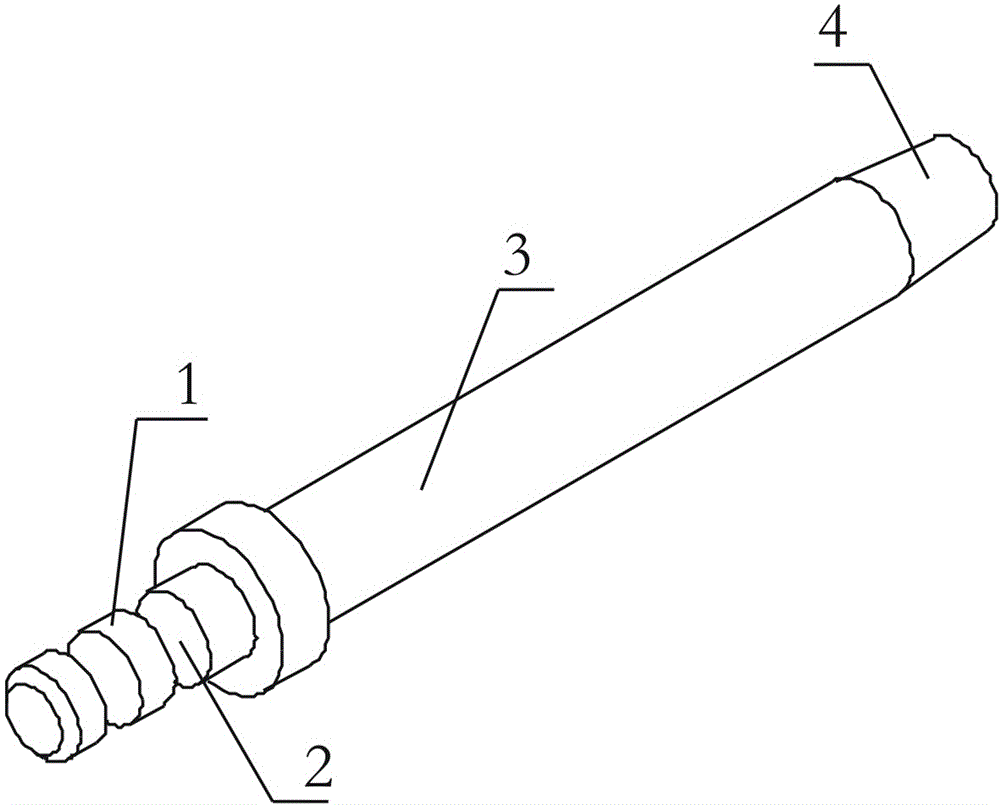 Model implanting nail with rubber jacket