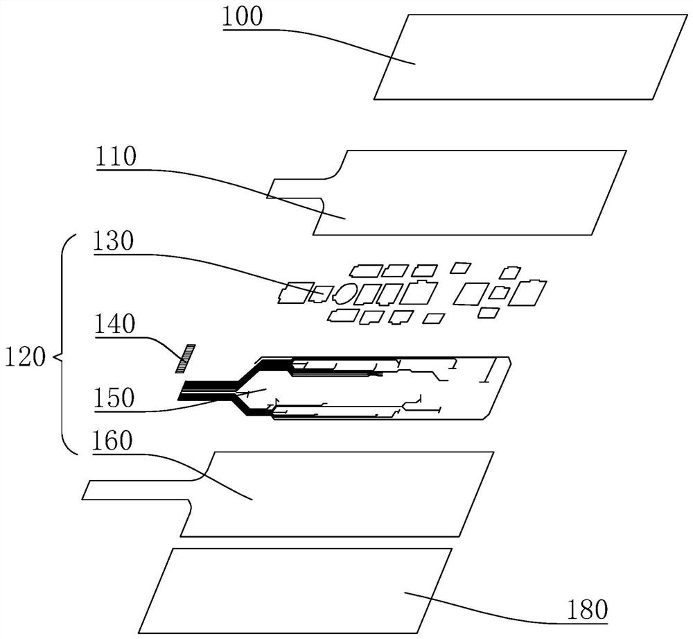 Touch switch with 3D effect