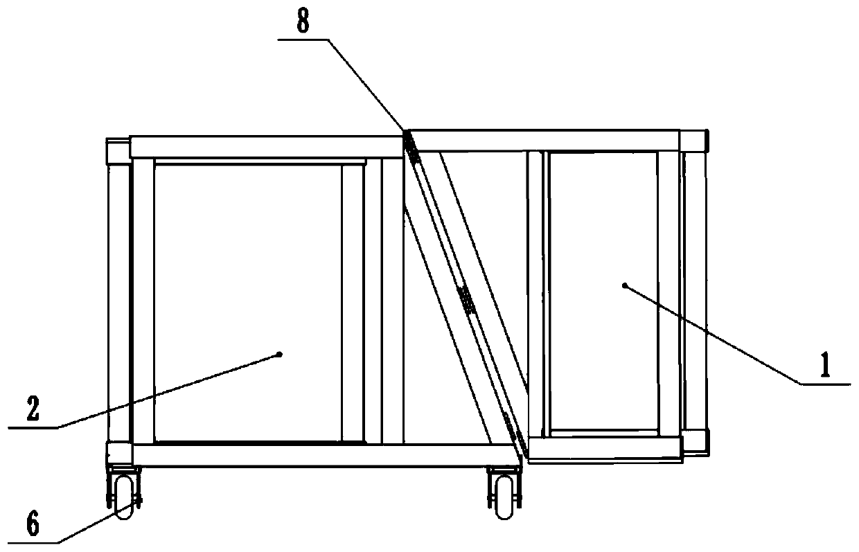 Assembled insulating platform