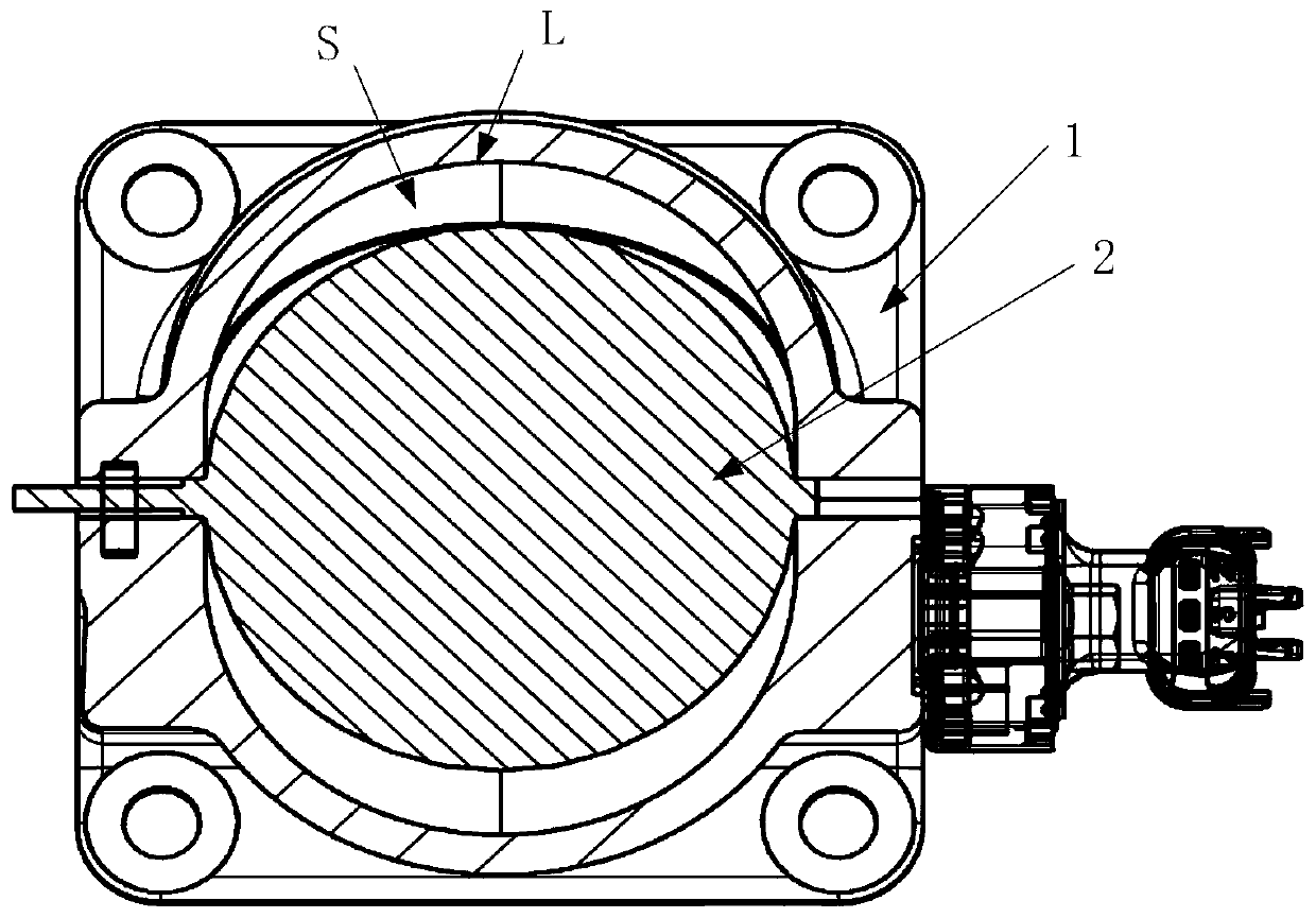 Throttle valve and engine