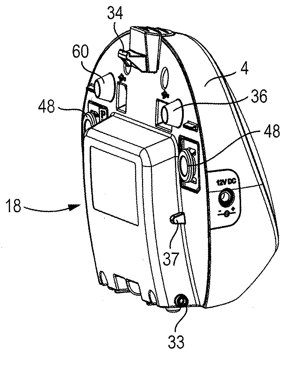 Vacuum generation device for vacuum treatment of wounds