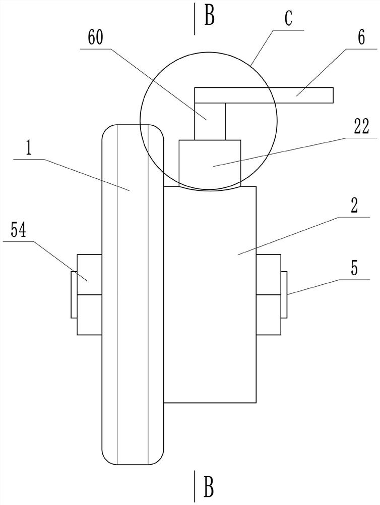 Vibration damping and buffering type universal trundle structure