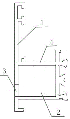 Aluminum alloy window frame drainage system capable of preventing rainwater from flowing backwards