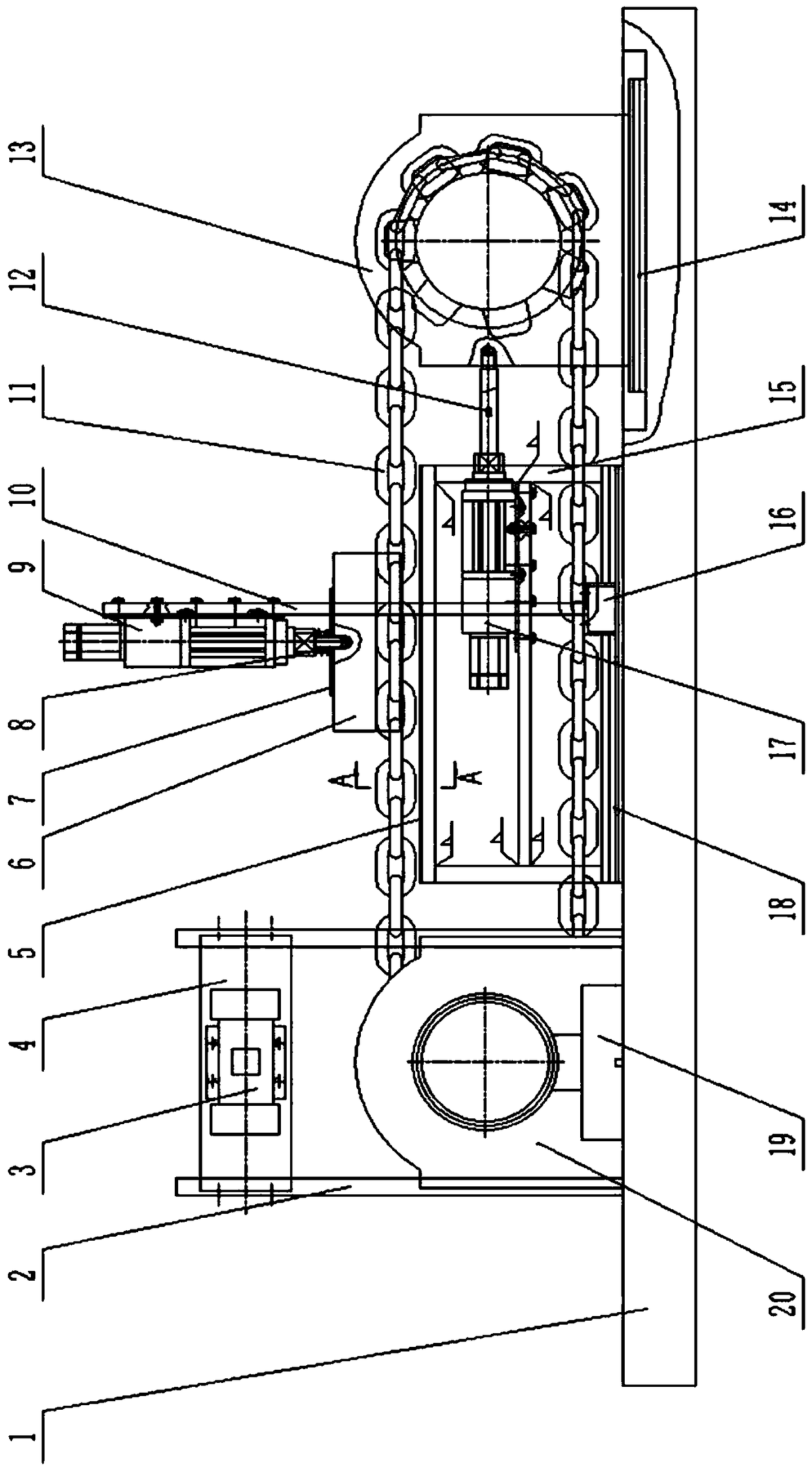 Device and method for monitoring friction fatigue of heavy-duty scraper conveyor sprocket under vibration shock