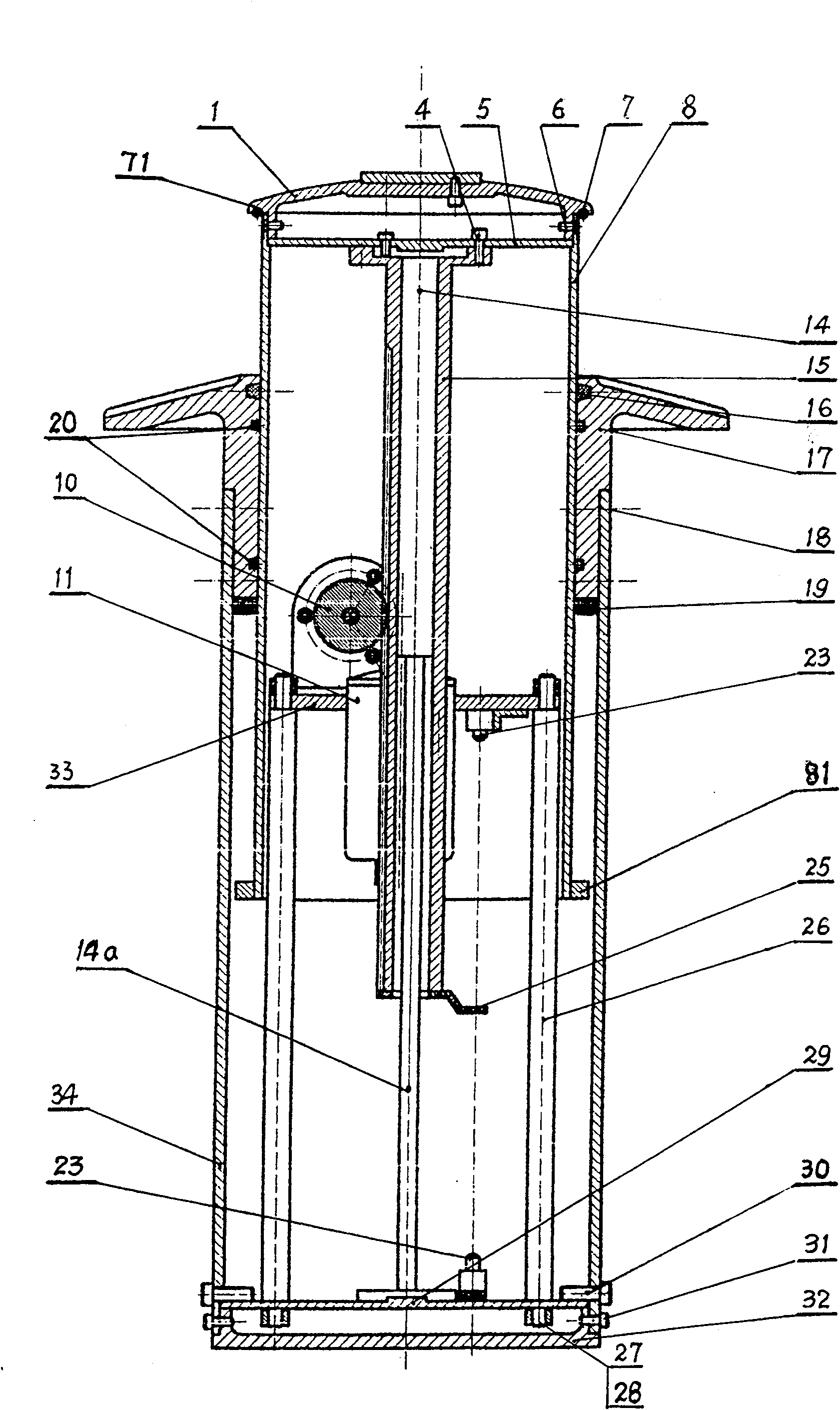 Integral sealing electric obstructing instrument