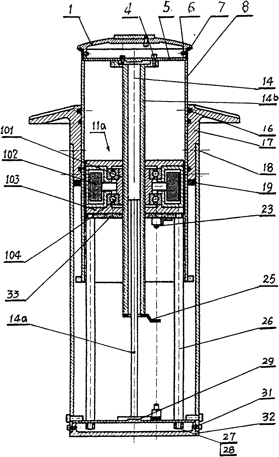 Integral sealing electric obstructing instrument