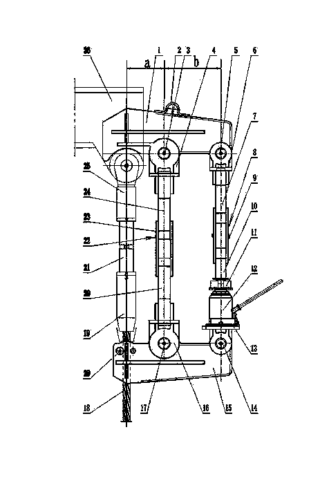 Force measurement tensioning device for steel structural stay rope