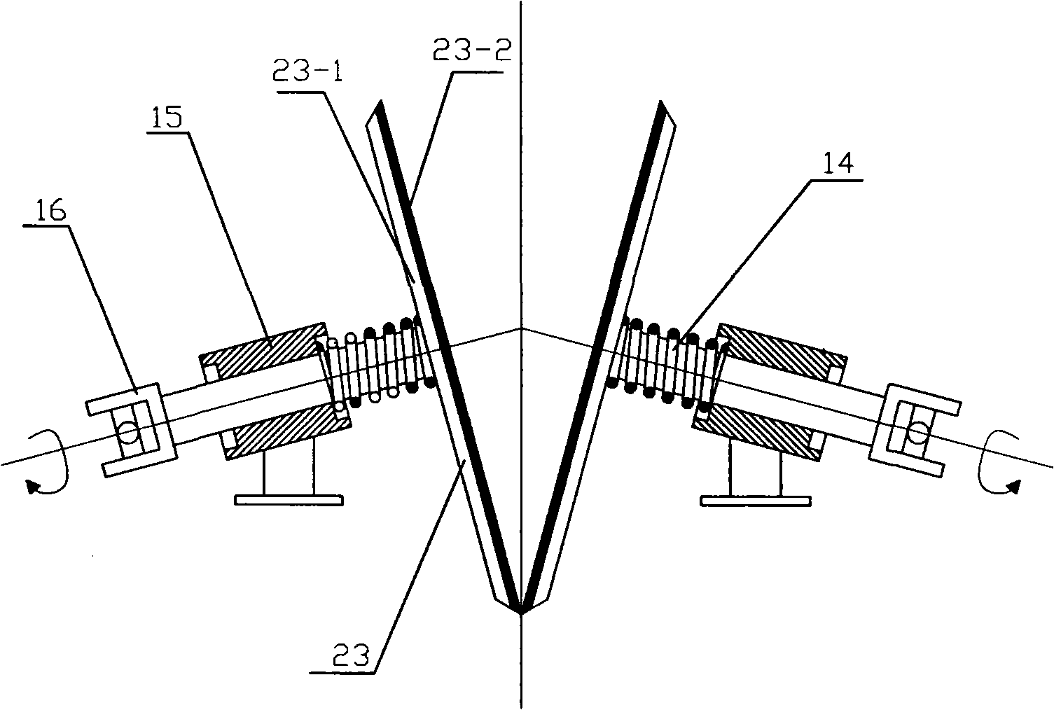 Disc-type adjustable wheat plucker