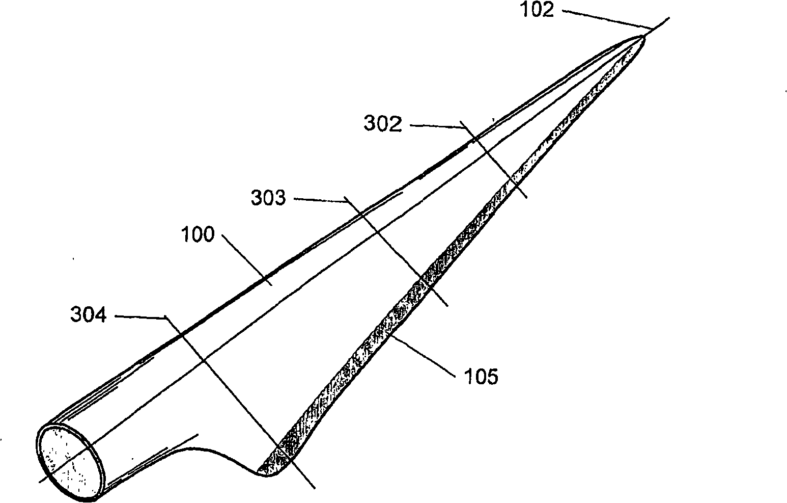 Wind turbine rotor blade comprising a trailing edge section of constant cross section