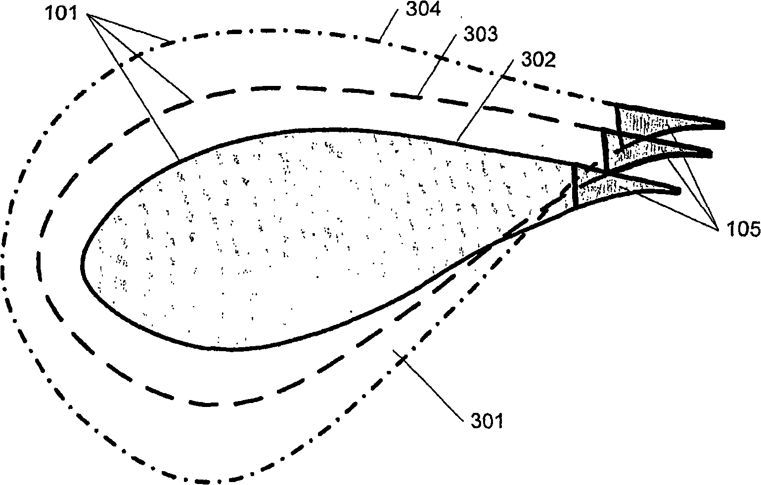 Wind turbine rotor blade comprising a trailing edge section of constant cross section